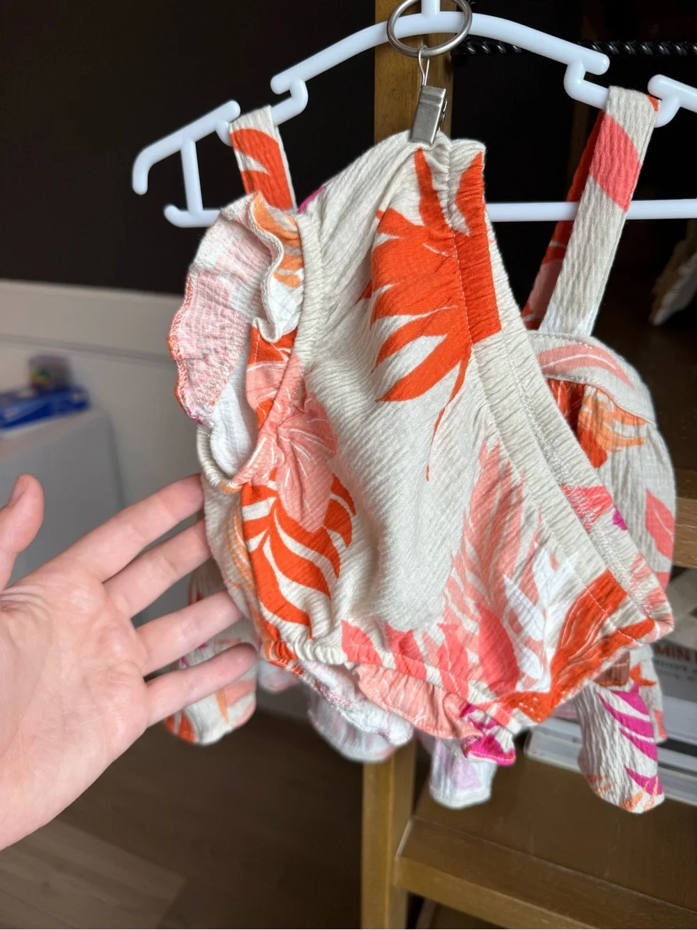 Carter's Outfit with Pink and Orange Floral Print